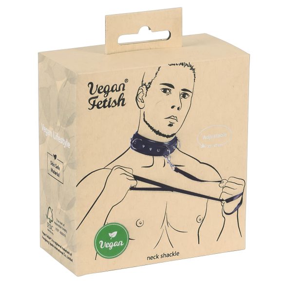 Vegan Fetish - nitar och koppel (svart)