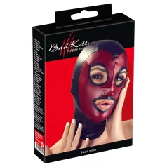 Bad Kitty - munmask - glänsande röd - S-L