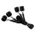 Vegan Fetish - sängfäste bondage set - svart