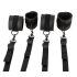 Vegan Fetish - sängfäste bondage set - svart