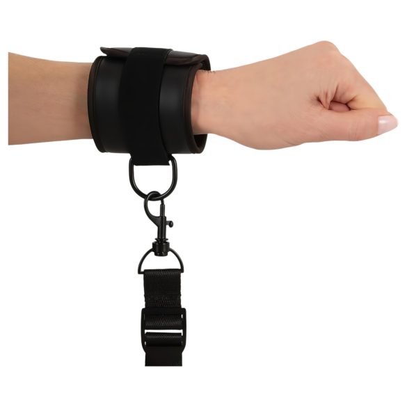 Vegan Fetish - sängfäste bondage set - svart