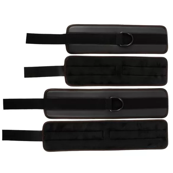 Vegan Fetish - sängfäste bondage set - svart