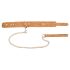 Vegan Fetish - halsband med koppel (kork)