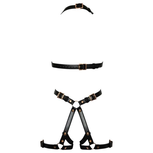 Bad Kitty - öppen bodysuit för kvinnor - svart