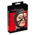 Bad Kitty - svart spetsmask med remmar