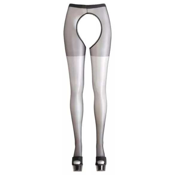 Cottelli - Stayuphösor - Svart nätstrumpor - L/XL