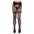 Cottelli Legwear - stay up-strumpor med öppning - svart (S-L)