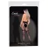 Cottelli Legwear - stay up-strumpor med öppning - svart (S-L)