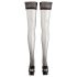 Cottelli - Satinkänsla stay-ups (svart) - 3/M-L
