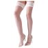 Cottelli - Satinstrumpor (vit) - 2/M