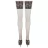 Cottelli Plus Size - stay-ups med bred spetskant (svart) - 8
