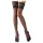 Cottelli - stay-ups med blommig spets - svart - 4