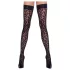 Cottelli Legwear - stay ups leopardmönster svart - 3