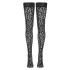 Cottelli Legwear - stay ups leopardmönster svart - 4