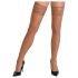 Cottelli - spetsiga, blommiga stay-ups (naturlig) - 3/M-L