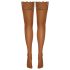 Cottelli - spetsiga, blommiga stay-ups (naturlig) - 3/M-L