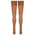 Cottelli - spetsiga, blommiga stay-ups (naturlig) - 3/M-L