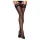 Cottelli - stay-ups strumpor - silkeslena - svart - M