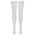 Cottelli - stay-ups strumpor - silkeslen - vit - M