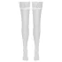 Cottelli - stay-ups strumpor - silkeslen - vit - L