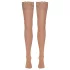Cottelli - Stay-up strumpor - Silkeslen känsla - Nude - L