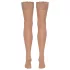 Cottelli - Stay-up strumpor - Silkeslen känsla - Nude - L