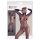Mandy Mystery - Helkroppsnät Catsuit med Mask - Svart (S-L)