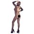 Mandy Mystery - Helkroppsnät Catsuit med Mask - Svart (S-L)
