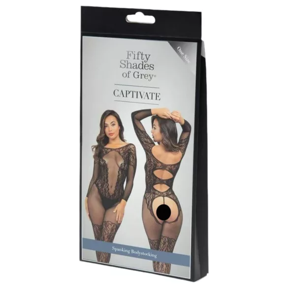 Fifty Shades of Grey - body med spets - svart