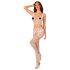 Obsessive G330 - transparent, mönstrad overall (vit) - XL/2XL