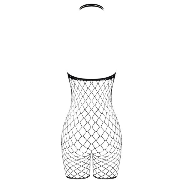 Cottelli - öppen bodysuit nät - svart - S-L