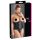 Cottelli Plus Size - satin korsett (svart)