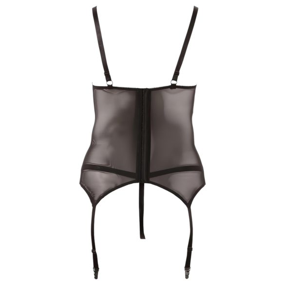 Cottelli - spetslinne dam - svart - XXL