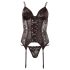Cottelli - Justerbar Strumpbyxa Topp (svart) - XL