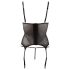 Cottelli - Glansrandig, transparent topp (svart) - M