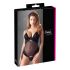 Cottelli - Mjuk och justerbar body (svart) - 80B/M