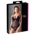 Cottelli - Mjuk och justerbar body (svart) - 85C/L