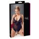 Cottelli Plus Size - spetsig body (svart)