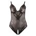 Cottelli Plus Size - spetsig body (svart) - XXL