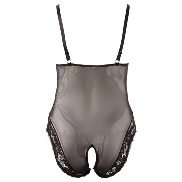 Cottelli Plus Size - spetsbody - svart - XXL