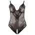 Cottelli Plus Size - spetsbody - svart - XXXL