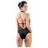 Cottelli - Spetshalsband body (svart)