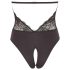 Cottelli - Spetshalsband body (svart)