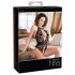 Abierta Fina - blommig spets magi - body (svart) - L