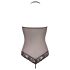 Abierta Fina - blommig spets magi - body (svart) - L