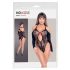 NO:XQSE - Bodysuit med rosett, långärmad - svart (S-L)