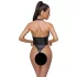 Cottelli Party - body med halterneck - glansig - svart