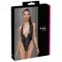 Cottelli Party - body med halterneck - glansig - svart - M