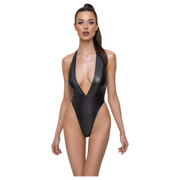 Cottelli Party - glittrande halterneck-body (svart) - M