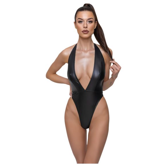 Cottelli Party - glittrande halterneck-body (svart) - M